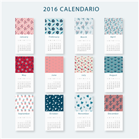 Calendarios pared