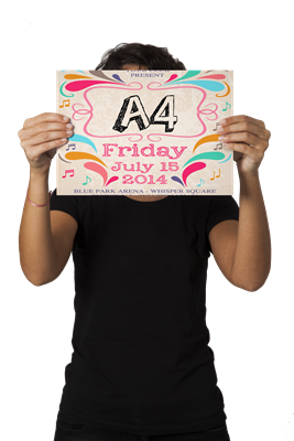 Cartel A4 (297mm x 210 mm)