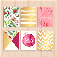 Pack tarjetas de navidad 