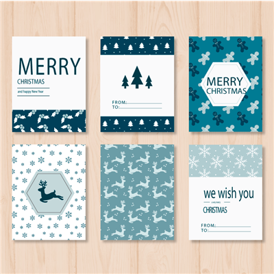 Pack tarjetas de navidad 